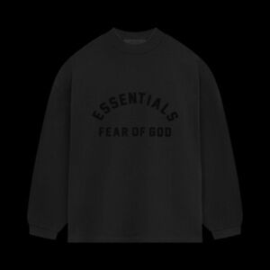 Fear of God Essentials Heavy Jersey Long-Sleeve T-shirt “Jet-Black”